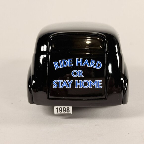 Harley-Davidson 1946 Chevy Street Rod Coin Bank 1:25 Liberty Classics Black Blue - Picture 6 of 14